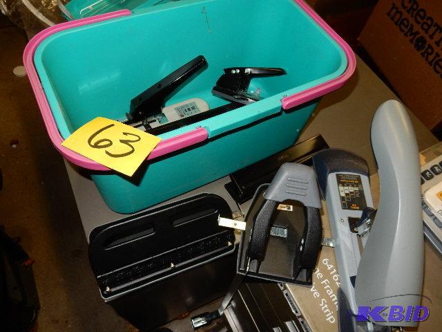 Box of Punches.. 3 hole, 2 hold and LaRGE sta...