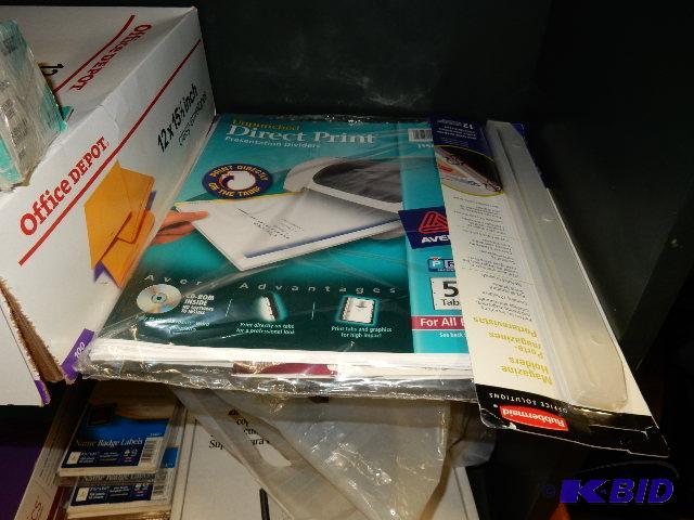 Large lot of paper products and Desk items.. ...