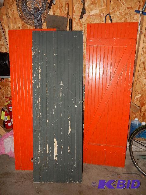 3 wainscotting doors. 21 12 in x 69 12 in h...