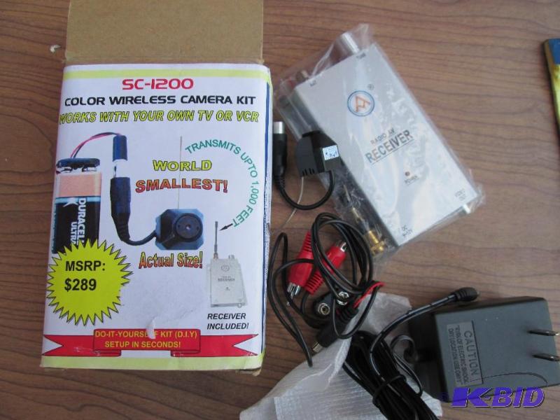 lot 101 image: Color wireless camera kit...