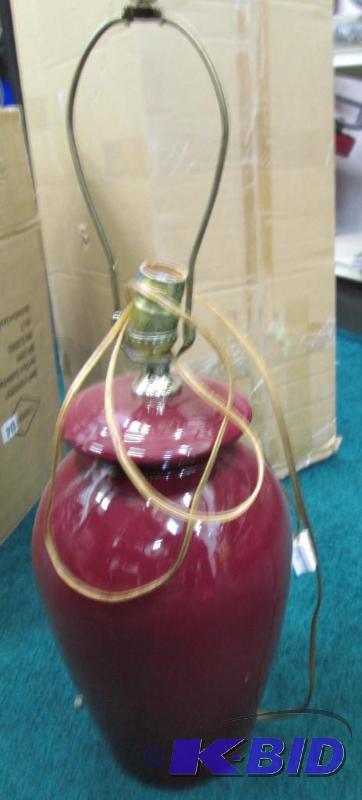 lot 151 image: Qty 1 dark red...