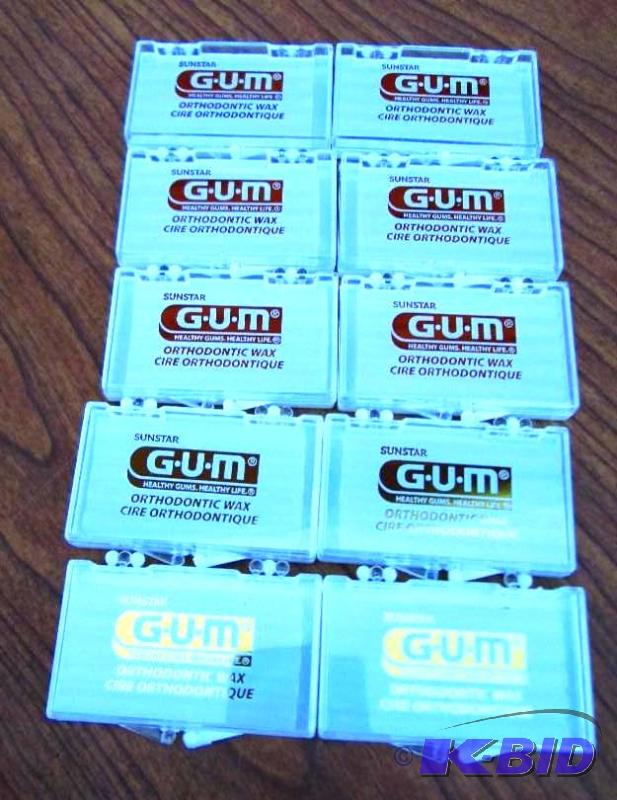 lot 18 image: Lot of 10 packs orthodontic wax...