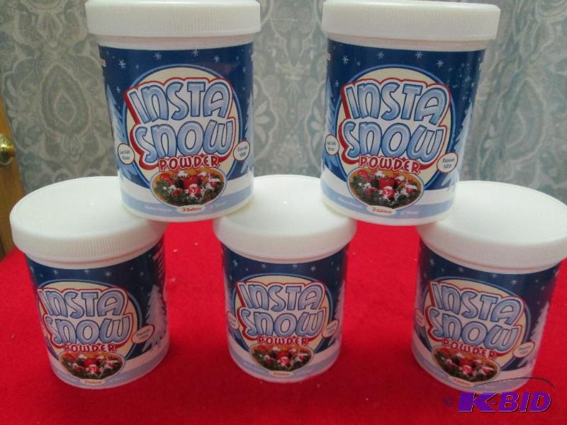 lot 201 image: Qty 5 Insta Snow Powder Makes most 3 gallons ...
