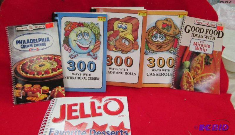 lot 249 image: Qty 6 Jell-o Favorite desserts, Philadelphia ...