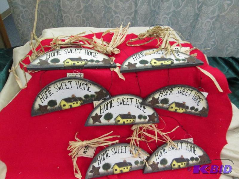lot 250 image: Qty 7 Home Sweet Home decoration...