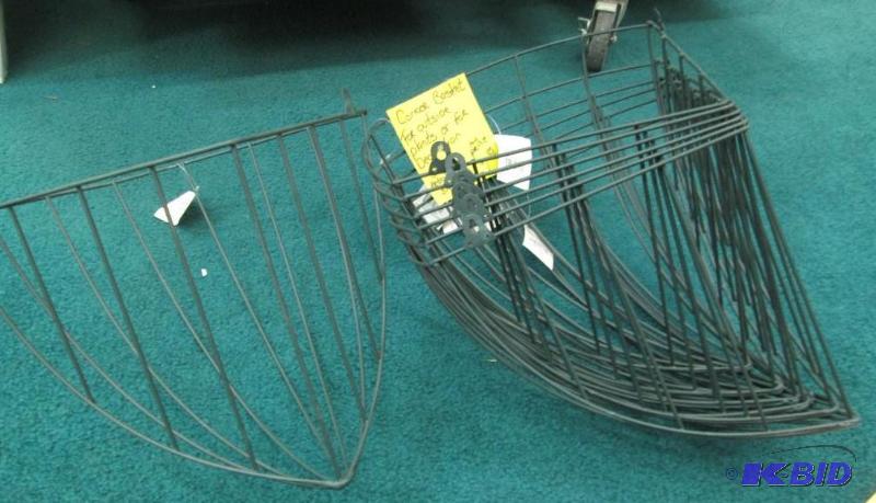 lot 254 image: Qty 7 Corner Basket outside plants or for dec...