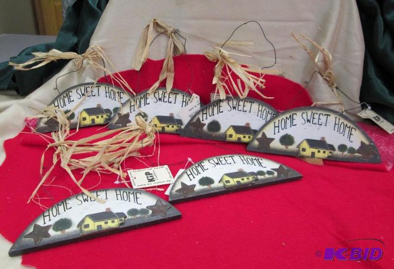 lot 302 image: Qty 6 Home Sweet Home decoration...