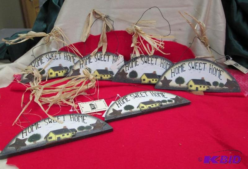 lot 303 image: Qty 6 Home Sweet Home decoration...