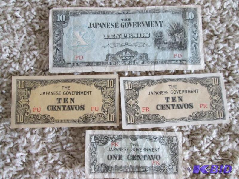 lot 67 image: Japanese paper currency...