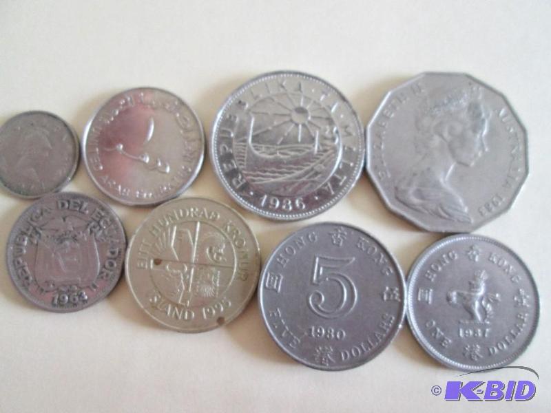 lot 74 image: Assorted foreign coins...