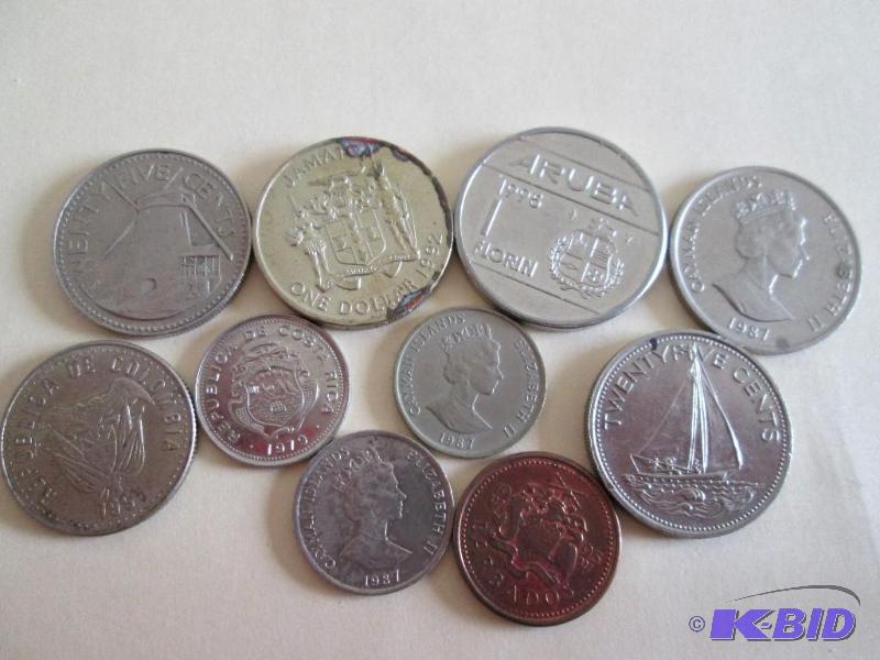 lot 75 image: Assorted foreign coins...