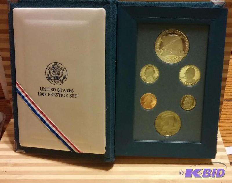 1987 US MINT PRESTIGE PROOF SET WITH EXCLUSIV...
