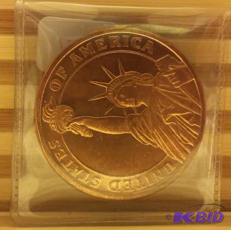 GOLDEN STATE MINT ONE OUNCE .999 PURE COPPER ...