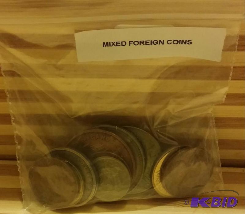 MIXED BAG OF FOREIGN COINS...