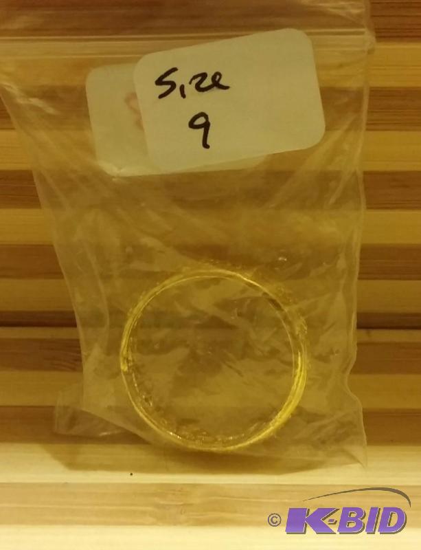 LORD OF THE RINGS RING OF POWER, SIZE 9, 24K ...