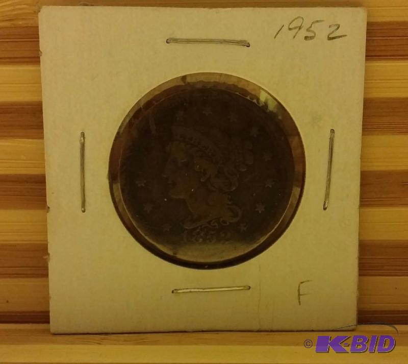 1852 LARGE CENT...