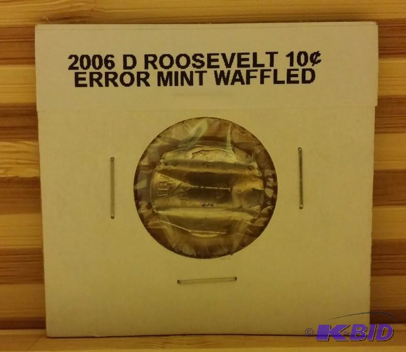 2006 D (DENVER MINT) ERROR COIN WAFFLED BY US...