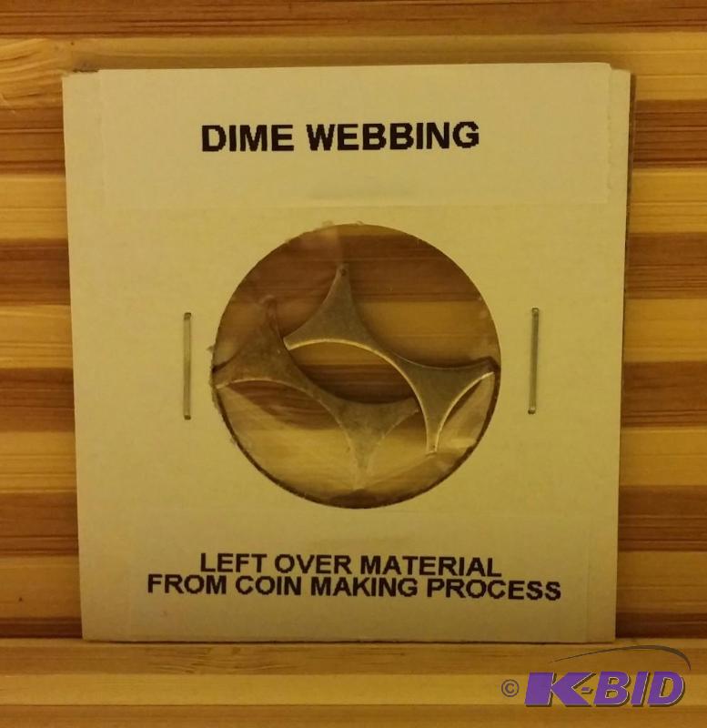 DIME WEBBING, LEFT OVER MATERIAL FROM THE COI...