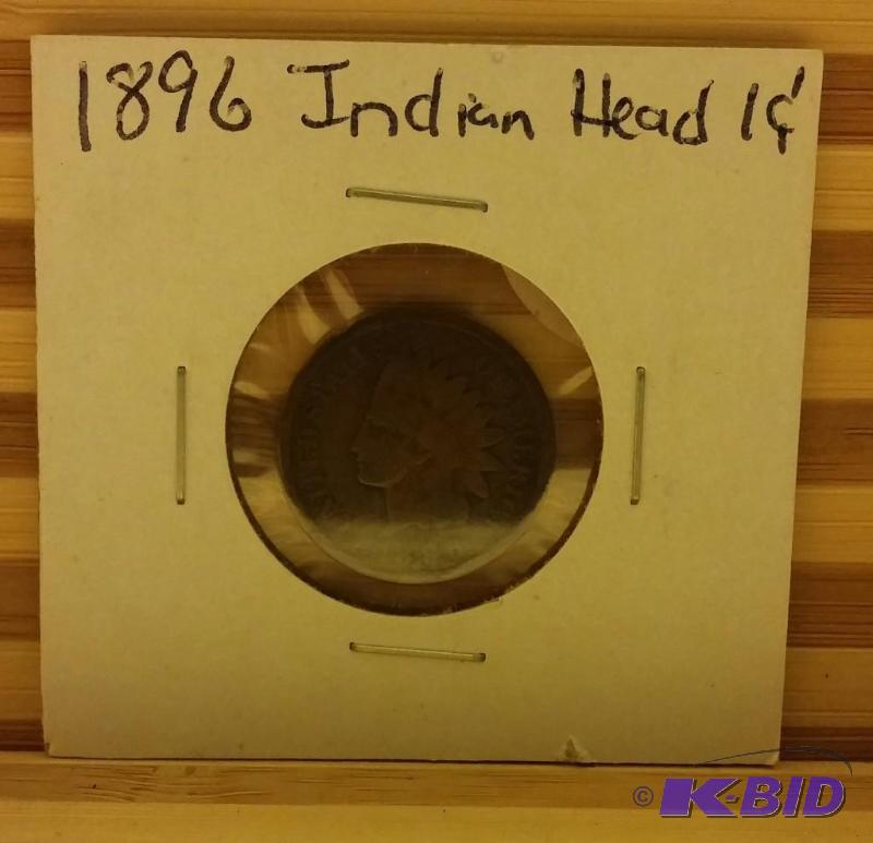 1896 INDIAN HEAD PENNY...