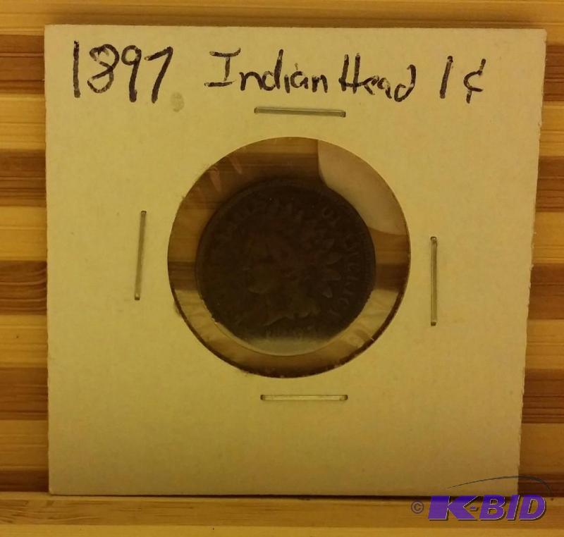 1897 INDIAN HEAD PENNY...