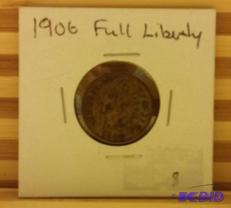 1906 INDIAN HEAD PENNY FULL LIBERTY...