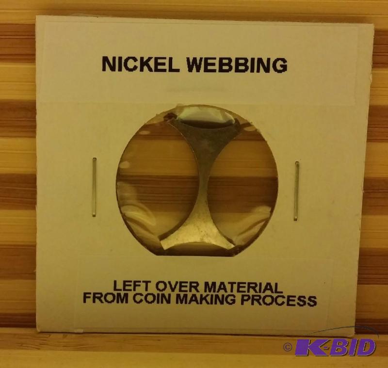 NICKEL WEBBING, LEFT OVER MATERIAL FROM THE C...