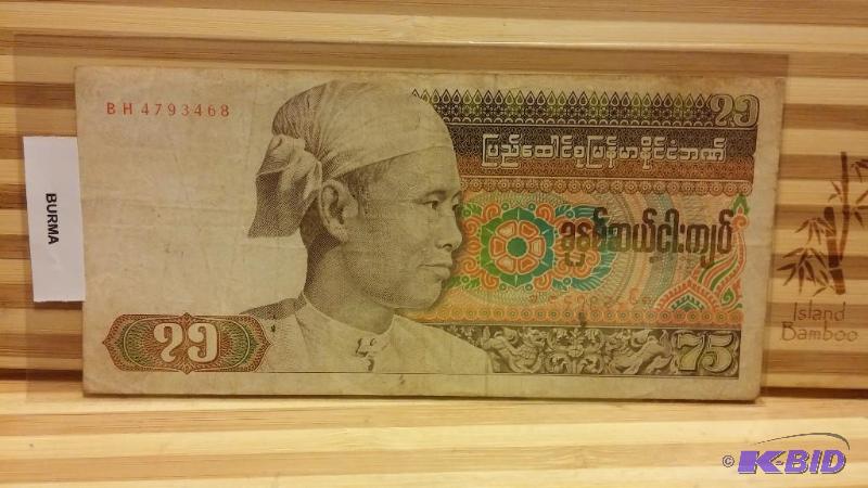 BURMA FOREIGN NOTE...