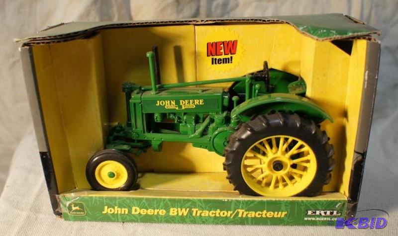 lot 13 image: New In Box John Deere &quotBW" Tractor ...