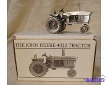 lot 37 image: New In Box John Deere 4020 Pewter Tractor - #...