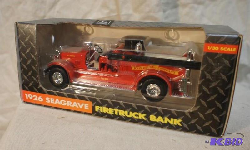 lot 56 image: New Seagrove Fire Truck Bank - #5710 - 130 S...
