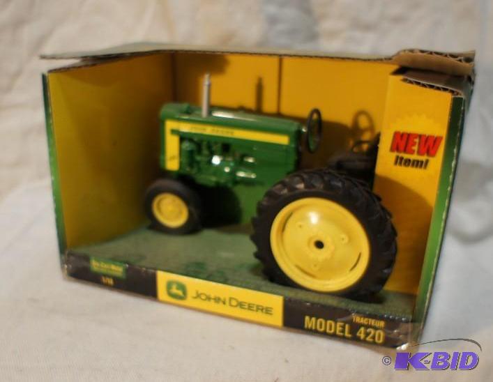 lot 59 image: New In Box John Deere &quot420" Tractor...