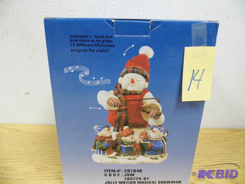 Jolly Motor Musical Snowman
