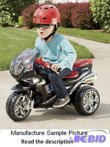 lot 129 image: Powered Razor 6V RO - Black 3 Wheeler Kids Ri...