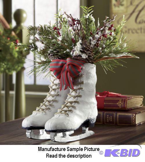 lot 166 image: Ice Skates Centerpiece - Nostalgic decoration...
