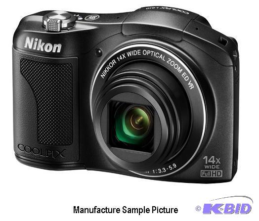 lot 181 image: Nikon Coolpix L610 - Comes with strap, batter...