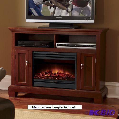 lot 27 image: Electric Fireplace Mantle TV Stand - Our Ente...