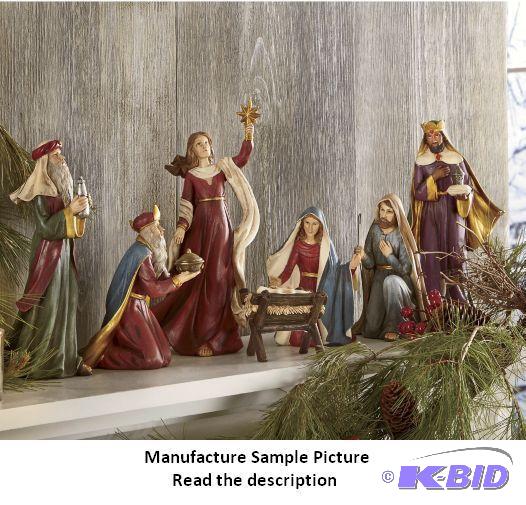 lot 40 image: Six Piece Nativity Set - Enhance your holiday...