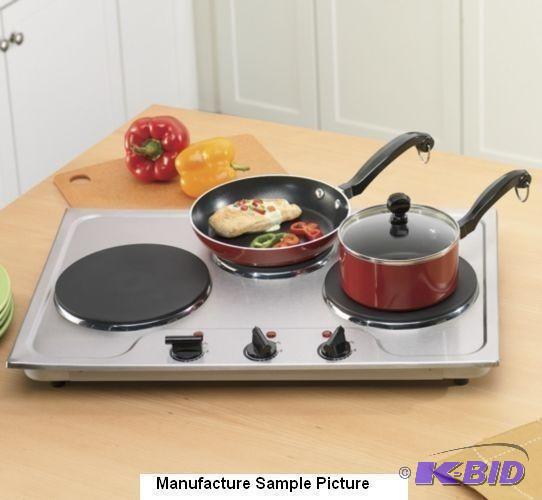 lot 50 image: Ginnys Brand Triple Hot Plate - Model ES-330...