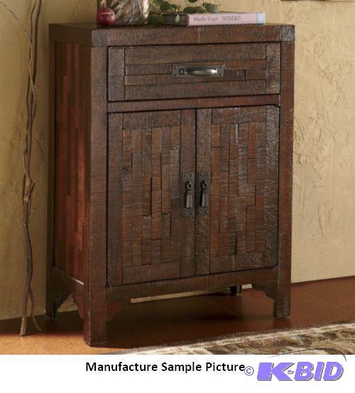 lot 51 image: Wooden Block Console - Storage and style, all...