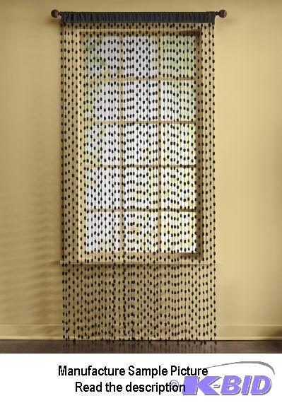 lot 68 image: Black Ball Door Curtain -&nbspConnect the do...