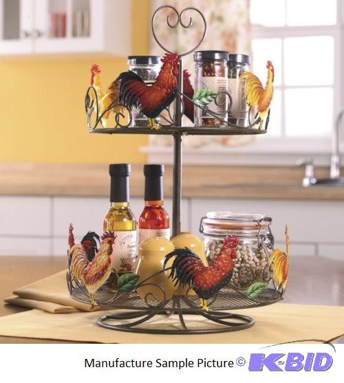 lot 71 image: Rooster Lazy Susan -&nbspHeres a handy kitc...
