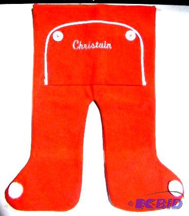 lot 93 image: Christmas Stocking - &quotChristain" - ...