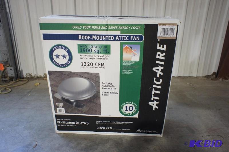 New Attic Air - Attic Fan  Roof Mounted. Ple...