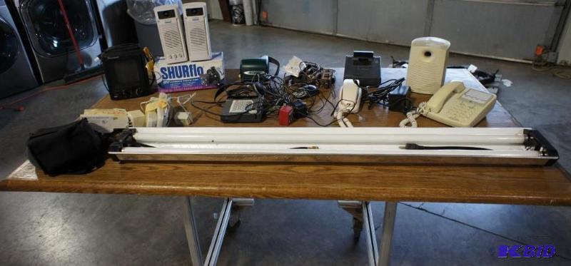 Large Lot - Lot of Misc Phones  Speakers  S...