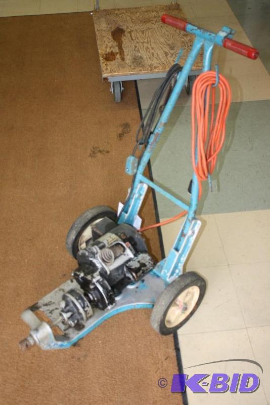 lot 19 image: Electric Eel Sectional Drain Cleaning Machine