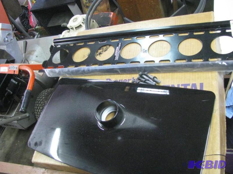 lot 101 image: TV stand wall mount. Metal mount, plastic sta...