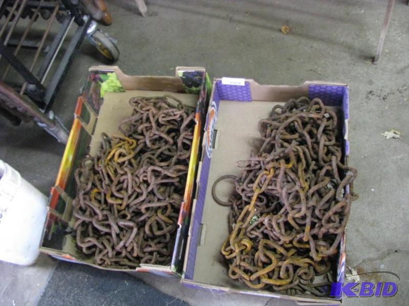 lot 245 image: Pair of Snow Chains for tractor tires...