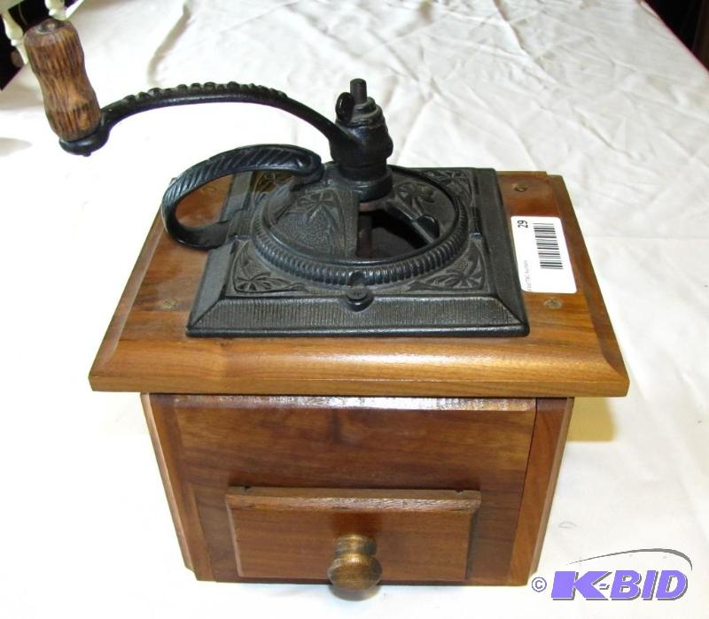 lot 29 image: Old Time Coffee Grinder. Good condition, work...