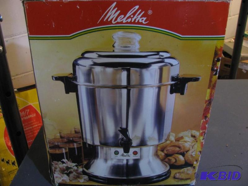 lot 385 image: Melitta coffee urn electric (11-17-2014 modif...