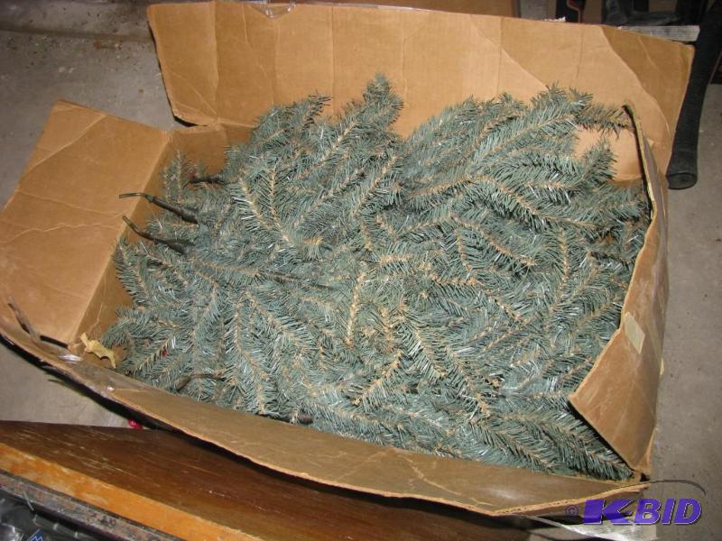 lot 403 image: artificial Christmas tree reported to be comp...